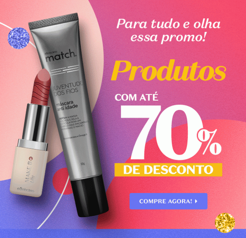 Boticário | Flash Promo com até 70% OFF - Oferta na Mao